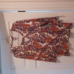 Chico's lightweight 3/4 sleeve sweater. Chico's Size 2 (Large)